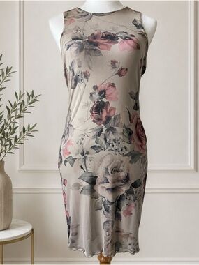 🌸 Mind Code Floral Mesh Dress | Romantic Cottagecore Dress Size Small🌸